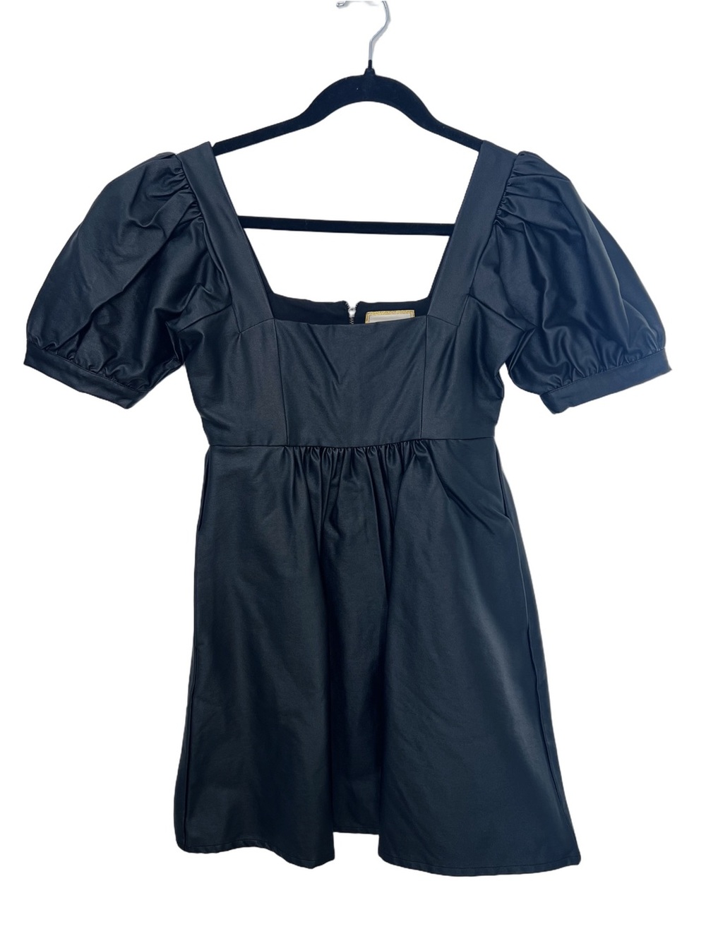 Luba By Payne • Women’s Black Puff Sleeve Party Mini Dress XS NWOT - Picture 3 of 11
